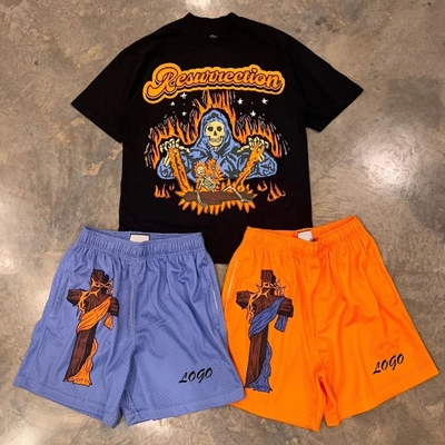 ซื้อ เติมสินค้าตามความต้องการ ชาย 2 ชิ้น Mesh Shorts เสื้อและกางเกงสั้นตามความต้องการ online manufacture