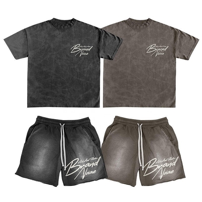 ซื้อ เติมสินค้าตามความต้องการ แอนติสแตติก ซัมเมอร์ 2 ชิ้น กราฟิค เสื้อยืดและกางเกงสั้น สําหรับผู้ชาย online manufacture
