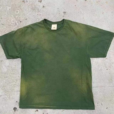 ซื้อ โลโก้ตามสั่ง หนักหนัก สไตล์ฮิปฮ็อป 300 กรัม แซด ล้าง ขนาดใหญ่ เสื้อยืด online manufacture