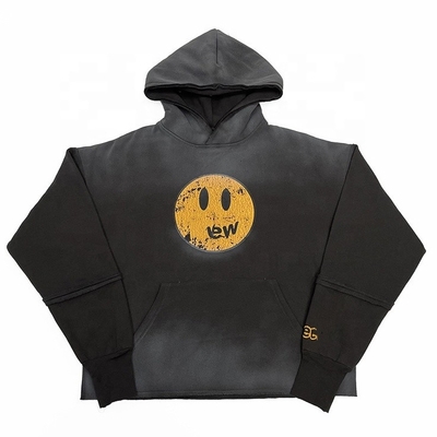 ซื้อ เสื้อฮูวีน้ําหนักผ้าใบ 400 กรัม มีน้ํามันล้างและขอบเย็บตามต้องการ online manufacture