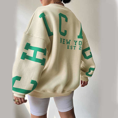 ซื้อ Y2k Letter Screen Print Custom Hoodies Sweatshirt ยุคยาว ครอปท็อปสําหรับผู้หญิง online manufacture