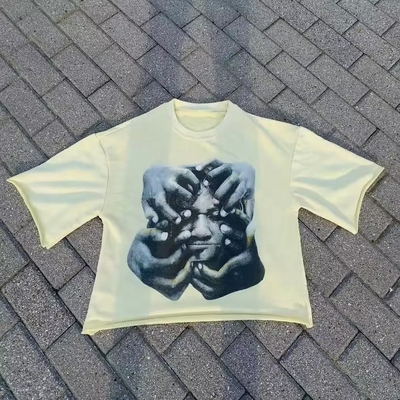 ซื้อ โลโก้ตามสั่ง เสื้อกลางสีเทอรี่ฝรั่งเศส เสื้อผ้าหนัก ขนาดใหญ่ตัดสําหรับผู้ชาย online manufacture