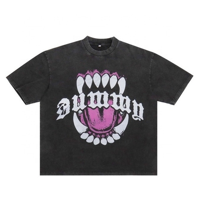 ซื้อ แซด วอชท์ ดีไซน์ วินเทจ 200 กิโลกรัม เสื้อยืดผ้าใบสําหรับคนเพศเดียวกันในขนาดใหญ่ online manufacture