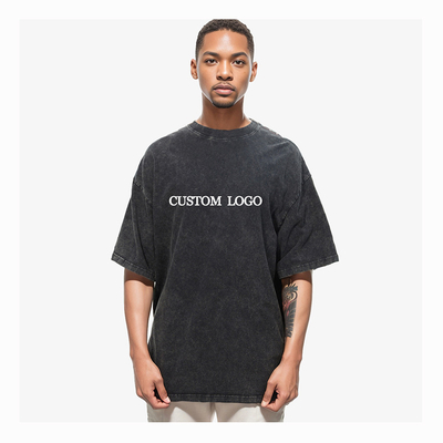 ซื้อ เสื้อกันเอง 260 gsm 100% ผ้าปูน เสื้อถนน ฮิปฮอป ผ้าปัดกรดเปล่า เสื้อกันโบราณ online manufacture