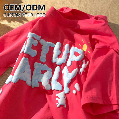 ซื้อ ผ้าหอมหนัก ภาพกราฟิก ผสมขนาดใหญ่ พิมพ์หน้าจอ เสื้อยืดผู้ชายที่มีโลโก้ตามสั่ง online manufacture
