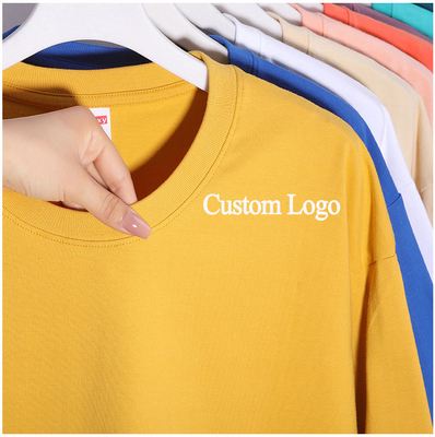 ซื้อ เสื้อยืดแขนยาวขาว ขนาดปกติ 280 กรัม 100% ผ้าใบผู้ชาย เสื้อยืดผ้าใบหนา online manufacture