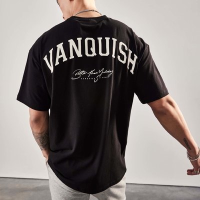 ซื้อ 2023 เสื้อยืดขนาดใหญ่ผ้าใบผู้ชาย พร้อมเทคโนโลยีลดความชื้นและคอ O-Neck online manufacture