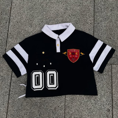ซื้อ ล็อกโก้ตามสั่งตัดและเย็บ สวมผ้าปู เพลส ไซส์ เสื้อโปโล รกบี้ ชุดโปโล ยูนิเซ็กซ์ แขนสั้น กอล์ฟ เสื้อโปโลผู้ชาย online manufacture