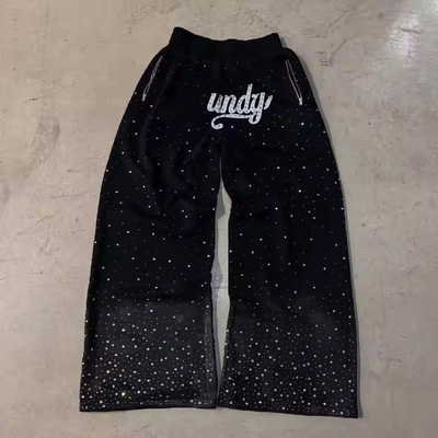 ซื้อ เสื้อผ้าถนนตามสั่ง กางเกงวิ่งชาย กางเกงหวีดผ้าหยาบ กางเกงหวีดขากว้าง online manufacture