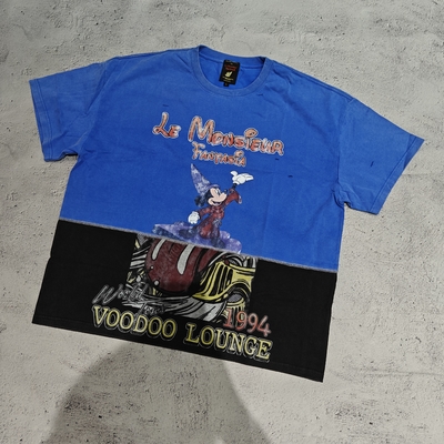 ซื้อ เสื้อยืดพิมพ์ลาย DTG สตรีทแวร์แบบกำหนดเอง โอเวอร์ไซส์ ผ้าฝ้าย 100% French Terry น้ำหนักมาก ไหล่ตก เสื้อยืดทรง Boxy พิมพ์ลายกราฟิก online manufacture