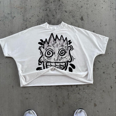 300 กรัม ขนาดใหญ่ น้ําหนัก 100% เสื้อเทียมผ้า