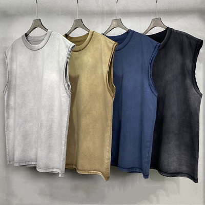 สไตล์ฮิปฮ็อปที่หายใจ เสื้อกันแบบสั้น แบบไม่ใส่แขน สําหรับผู้ชาย วินเทจ