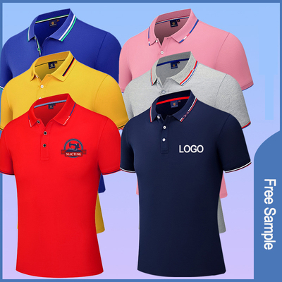 ผ้าผสมผสาน Custom Latest Design เสื้อยืดโปโลกอล์ฟสีขาว สําหรับเด็กชายและเด็กหญิง