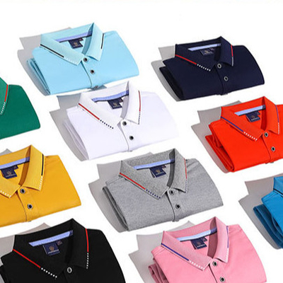 เสื้อโปโลแบบกําหนดเอง สําหรับการขัดโลโก้ เสื้อกอล์ฟ