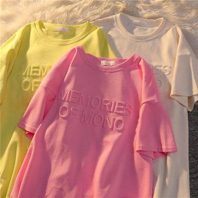 การพิมพ์ 3d Custom Emboss T Shirt สําหรับผู้ชาย ผู้หญิง