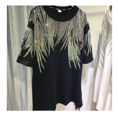 เสื้อเทีชชอร์ตเพรสติก ผู้หญิง กราฟิค 300 กรัม แขนสั้น