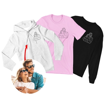วิธีการพิมพ์ Sublimation Screen Printing Embroidery Hoodies ตามสั่งสําหรับเขาหรือเธอ