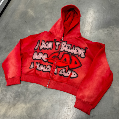 แซดล้าง Dtg พิมพ์ผู้ชาย ยูนิเซ็กซ์ ฤดูหนาว หนัก ผ้าใบตัดกล่อง ความทุกข์ Hoodie Custom Zip Up Hoodie