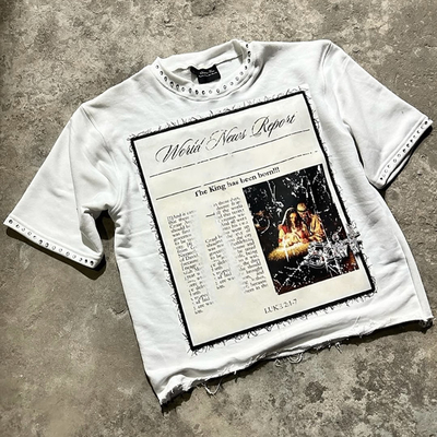 สินค้าลูกค้า คุณภาพสูง 100% ผ้าใบอินทรีย์ 250 กรัม เสื้อ T หนัก ผ้าใบหินอ่อน เสื้อ T กล่องตัด